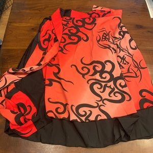 Reversible Wrap Skirt